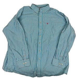 Ariat Pro Series Like New Long Sleeve Shirt Blue and Pink Size XXL